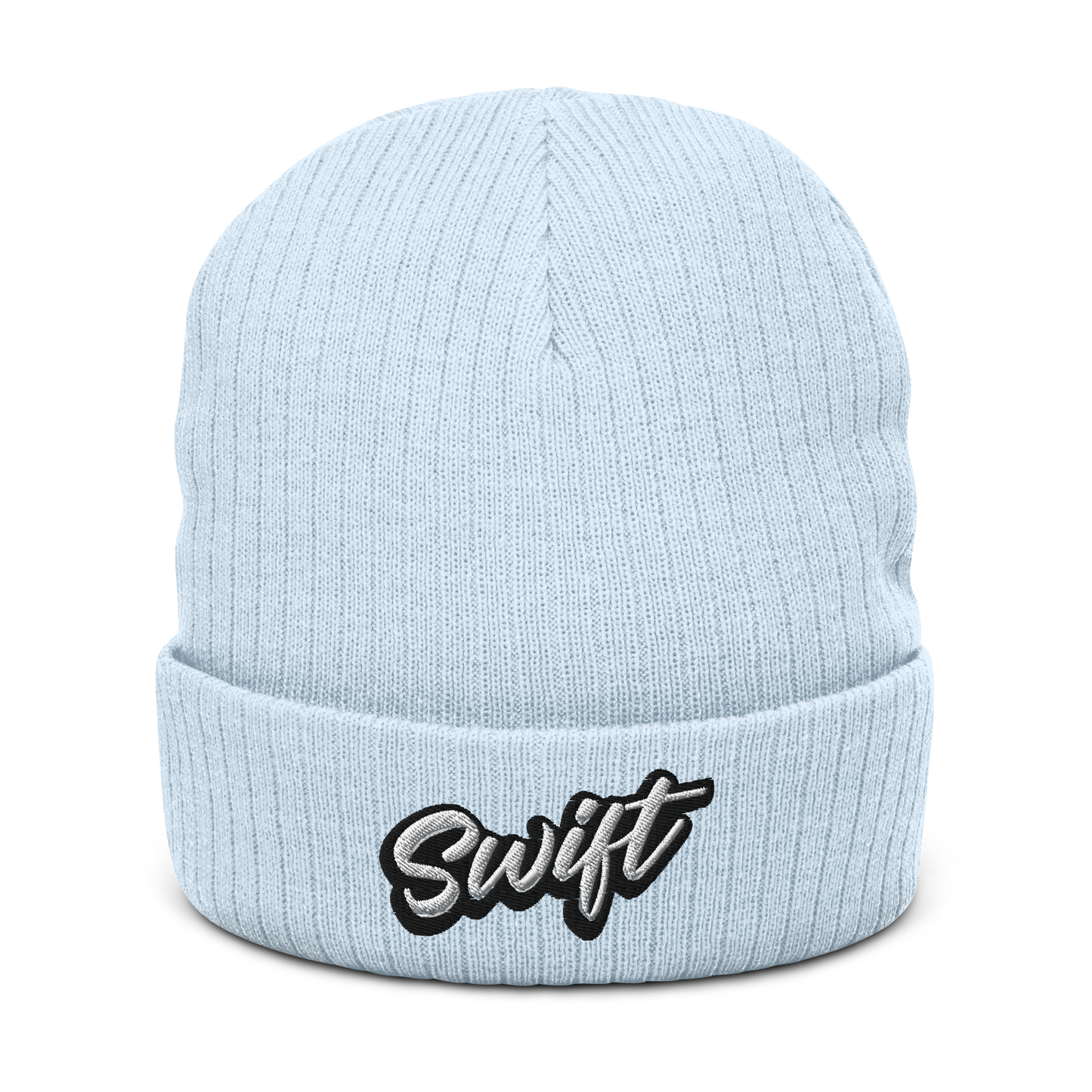 Ribbed knit beanie